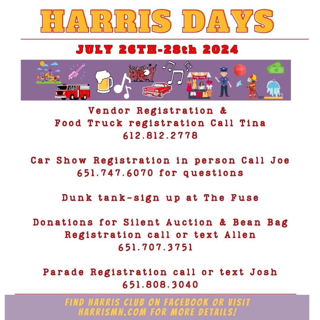 Harris Days Vendor Info